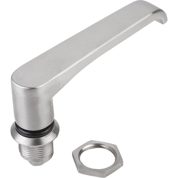 Kipp Quarter-Turn Lock, H=18, Stainless Steel K1110.1186 - main